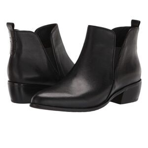 Spring Step Cozze Black Leather Ankle Booties Women’s Size 8.5 or EU 39